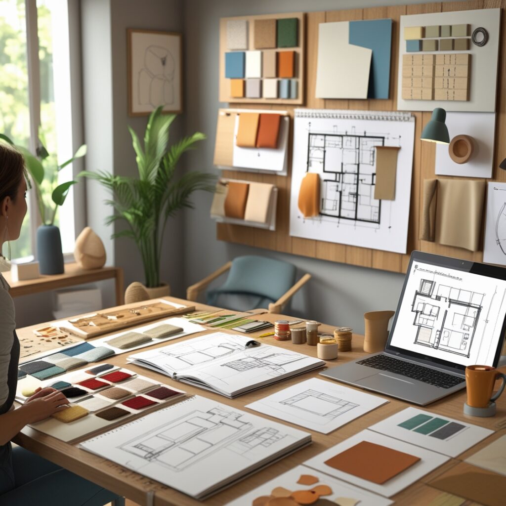 Leonardo_Phoenix_10_A_cozy_design_studio_environment_showing_a_1